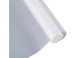 Tapete Inferior Da Gaveta Antiderrapante Não Adesivo Eva Proteção de Plástico Transparente para Cozinha Geladeira Branco 60X150Cm INSFITY