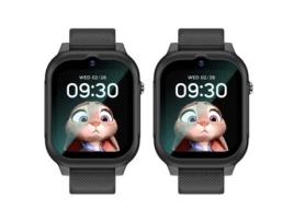Smartwatch PETHUEL Vídeo Chamada Localização Por Gps Via Satélite Rede 4G Rastreamento em Tempo Real Sos Cerca Eletrônica K26 Preto 2Pcs