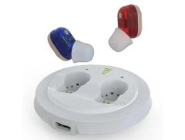 Aparelhos Auditivos Invisíveis Mini Recarregáveis Longa Duração NICECEE