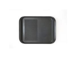 Prato para Grelhar Bbq Alumínio Fundido Sob Pressão Preto 30X22 5X2 Cm RISOLÌ