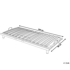 Sommier articulado de ripas ajustável manualmente 90 x 200 cm COMFORT