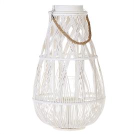 Lanterna decorativa branca 56 cm TONGA