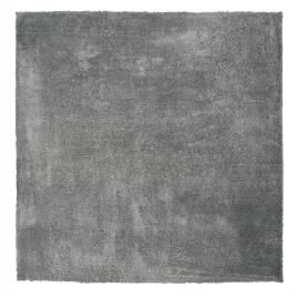 Tapete de poliéster 200 x 200 cm cinzento claro EVREN