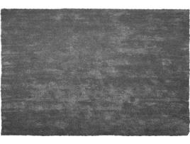 Tapete shaggy 200 x 300 cm cinzento escuro DEMRE