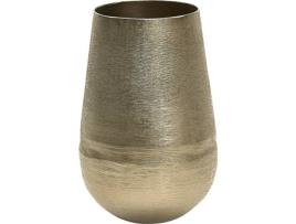 Vaso decorativo em alumínio dourado KATCHAL
