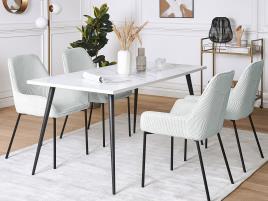 Conjunto de 2 cadeiras de jantar verde menta LOVERNA