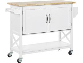 Carrinho de cozinha branco MELE