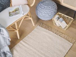 Tapete de juta 80 x 150 cm creme ALADAG