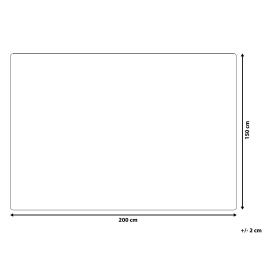 Manta 150 x 200 cm cinzento claro SAMUR