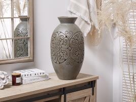 Vaso decorativo cinzento ELEUSIS