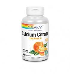 CALCIUM CITRATE 1000 mg -60 comprimidos masticables naranja