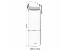 LEAK PROOF SLIM water bottle BPA free #blue 500 ml