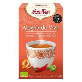 Infusão Yogi Tea Alegria de vivir (17 x 1,8 g)