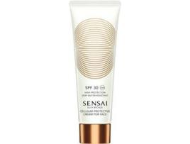 Creme de Rosto SENSAI Silky Bronze Anti-Ageing Sun Care Cellular Protective Cream