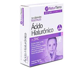 Ácido Hialurónico + zinc 30 caps vegetales