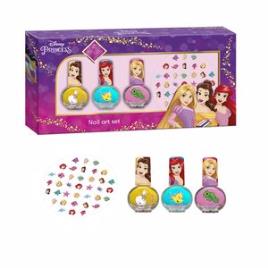 PRINCESAS DISNEY SET UÑAS coffret 4 pz