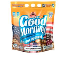 GOOD MORNING INSTANT® harina avena #gofre&white choco 1,5 kg