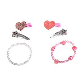 ACCESORIOS EN CAJITA CON FORMA DE PIRULETA coffret 6 pz