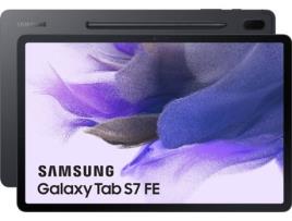 Tablet SAMSUNG Galaxy Tab S7 FE (12.4'' - 64 GB - 4 GB RAM - Wi-Fi - Preto)