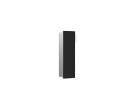 Módulo de Wc EMCO Asis Pure Encastrável Batente À Esquerda 600X170Mm 975551 Cor: Black-Matt