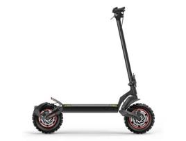 10 Polegadas ISCOOTER Ix7 Pro Off-Road Scooter Eléctrica de Tração Traseira Preta 1000W*2 Motor 48V17.5Ah Velocidade de Condução Mais Rápida 80Km/H