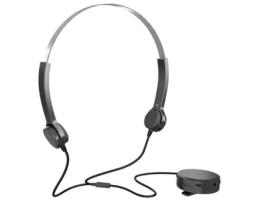 Aparelho Auditivo de Condução Óssea com Cabo Amplificador de Som Recarregável Fones de Ouvido para Idosos NICECEE