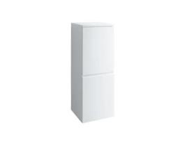 LAUFEN Pro a Halbhochschrank 1 Tür Scharnier Links 2 Glasfachböden 1000X350X335 Cor: Neve Fosco Branco