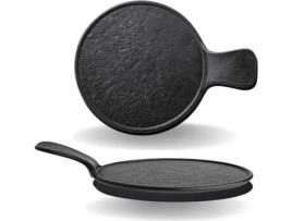 Prato Redondo de Servir com Pega Set 3 WILMAX