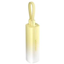 Powerbank 5000mAh Vention FHWY0/ 20W/ Wireless/ Amarelo