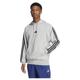 Adidas Moletom Com Capuz Essentials 3 Stripes French Terry