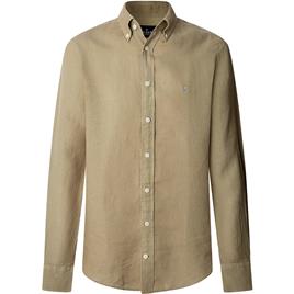 Hackett Camisa De Manga Comprida Ess Gmd Linen Brpt