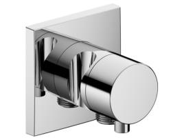 KEUCO Ixmo Armatur 59548 3-Wege Umstellventil Mit Schlauchanschluss Und Brausehalter Unterputz Griff Comfort Cor: Cromado