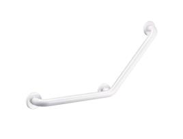 Barra de Apoio Angular em Aço Inoxidável 135 Comprimento: 680 Mm Decoração: Epóxi Branco Material: Aço Inoxidável Diâmetro Do Tubo: 32 Mm D DELABIE