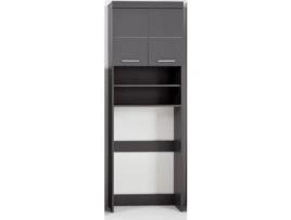 Armário para máquina de lavar AMANDA - 2 portas - 63 x 24 x 187 cm - Cinza TRENDS INTERNATIONAL