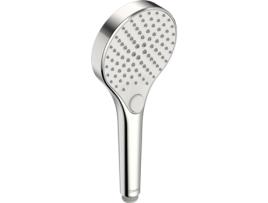 Chuveiro de Mão Hansaviva Redondo Diâmetro 110 Mm 3 Jactos 443303 Cor: Crómio HANSA