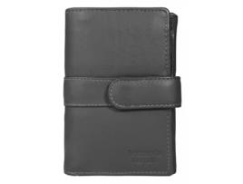 Carteira Fólio de Mulher LEONARDO VERRELLI Pele Cinzento