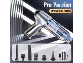 Mini Aspirador de Pó Sem Fio Poderoso para Carro Robô Portátil de Dupla Utilização para Carro e Casa Aspirador de Pó Atualizado RUMOCOVO