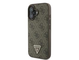 Capa para iPhone 16 GUESS Rígida Castanho