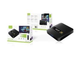 Box Tv Android 10.0 Até 4K 16Gb Rom 2Gb Ram com Visor Frontal Led GREEN LYCA G-1330 Preto .