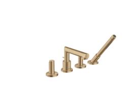 HANSGROHE Axor Uno Misturadora de 4 Orifícios para Banheira Aperto Zero Projeção 152Mm Cor: Bronze Polido