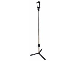 Selfie Stick Tripé Videochamada Botão Obturador Sem CP Rede