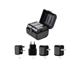 Adaptador Travel Power Socket Reino Unido Pinos Euro Eua Asiático CP Multicor