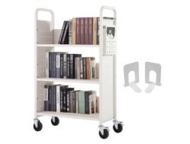 Carrinho de Livros VEVOR Carrinho de Biblioteca de 330 Libras Carrinho de Livros com Rodinhas de 31 1Inch X 15 2Inch X 49 2Inch