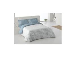 Capa de edredão azul Anthe 180 cm HOME