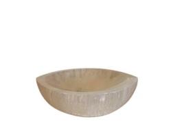Tigela em Forma de Olho Selenite 15Cm Unidade