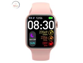 IWEAR T900 Pro Max 9 2 02'' Display Infinito Alu-Ceramic Dual Bt Call Smart Watch Monitor de Frequência Cardíaca Rosa
