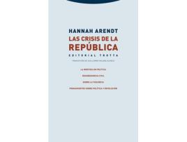 Livro Las Crisis De La Republica de Hannah Arendt (Espanhol)