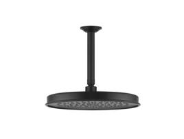 Duche mural anticalcário GESSI Venti20, D328mm, com articulação e braço de teto 293mm, montagem no teto, 65153