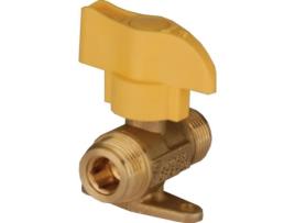 Válvula de Corte de Gás 1/4 de Volta B-P Duplo Macho 20X150 GURTNER