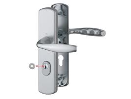 Conjunto de Segurança Nova York 1810H/3452A-Za/3450 Aço Inoxidável Aparência 37-42 Mm Chave I HOPPE Ag 10714251